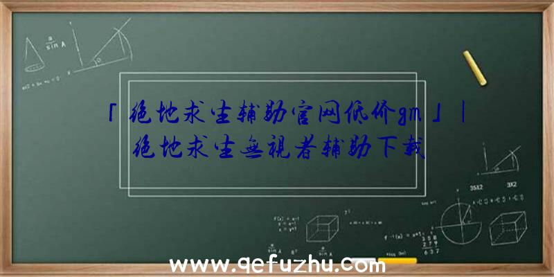 「绝地求生辅助官网低价gm」|绝地求生无视者辅助下载